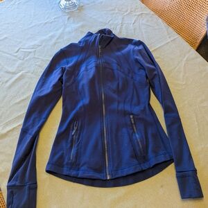 Lululemon Athletica Deep Blue Zip-Up Hoodie